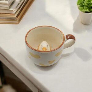 duck mug 🦆 | cute 3d ceramic coffee cup | aesthetic animal inspired mug for home, office & gifting