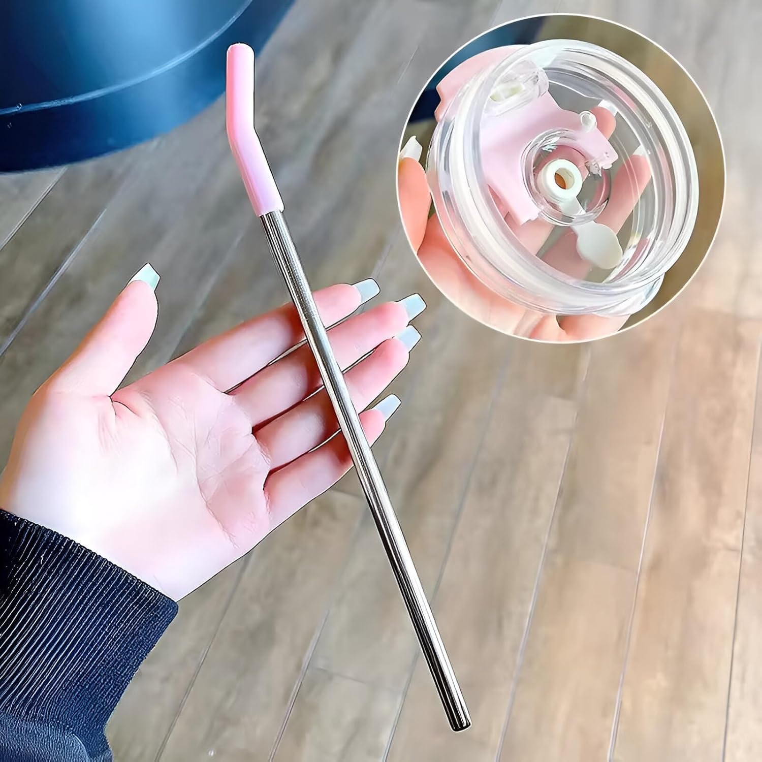 860ml stainless steel vacuum insulated tumbler with straw & wide mouth | leak proof double wall hot & cold flask for gym, office, travel & home 860ml stainless steel vacuum insulated tumbler with straw & wide mouth | leak proof double wall hot & cold flask for gym, office, travel & home