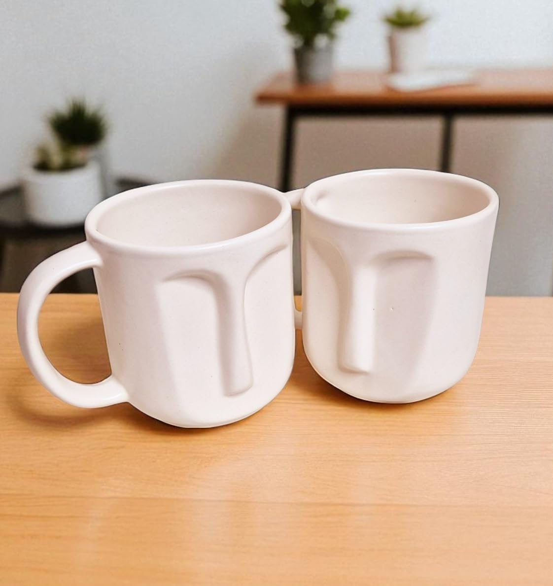 ๐ญ minimal face ceramic coffee mug | 250ml | sculpted art mug | sipistryz ๐ญ minimal face ceramic coffee mug | 250ml | sculpted art mug | sipistryz