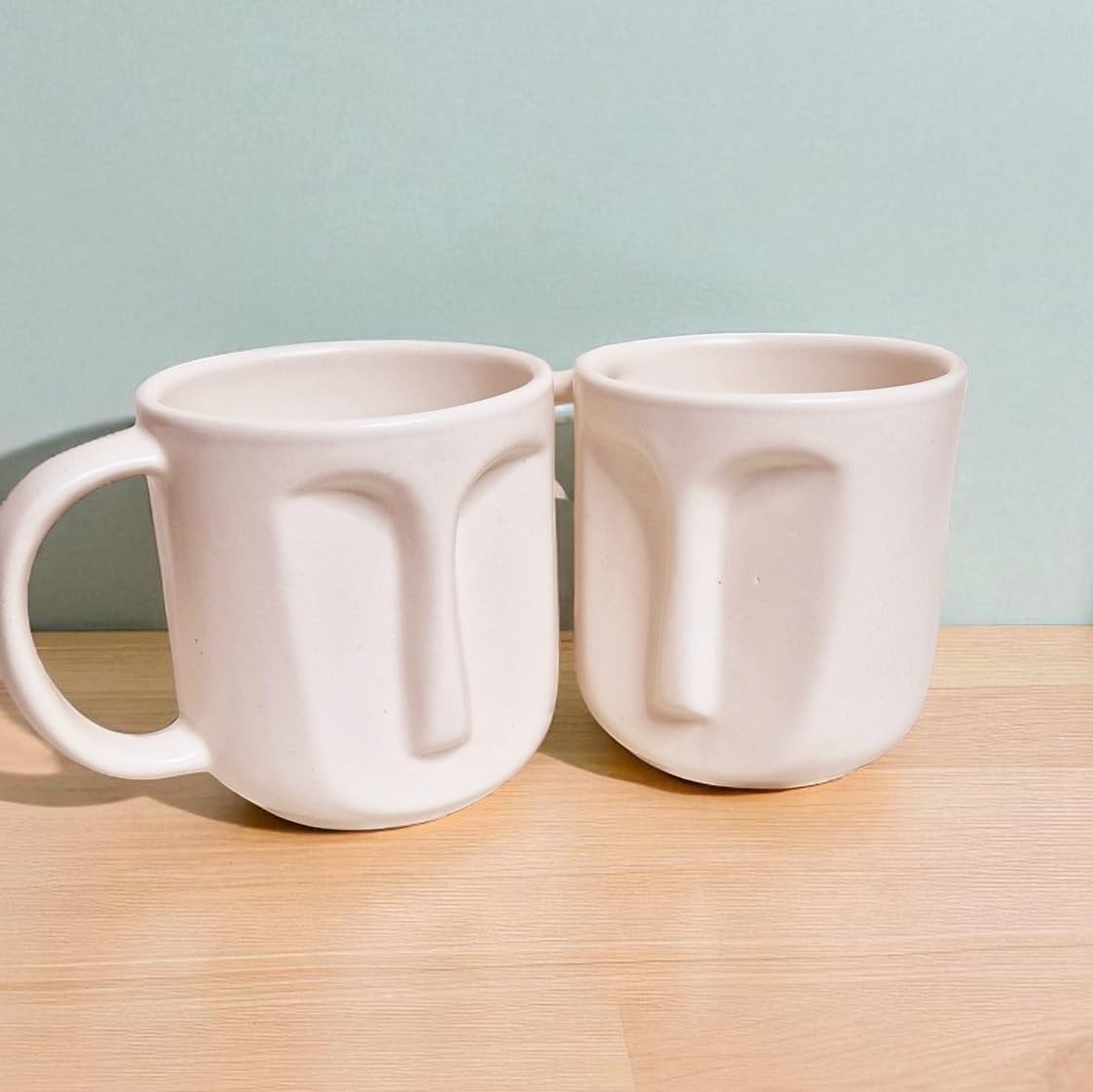 ๐ญ minimal face ceramic coffee mug | 250ml | sculpted art mug | sipistryz ๐ญ minimal face ceramic coffee mug | 250ml | sculpted art mug | sipistryz