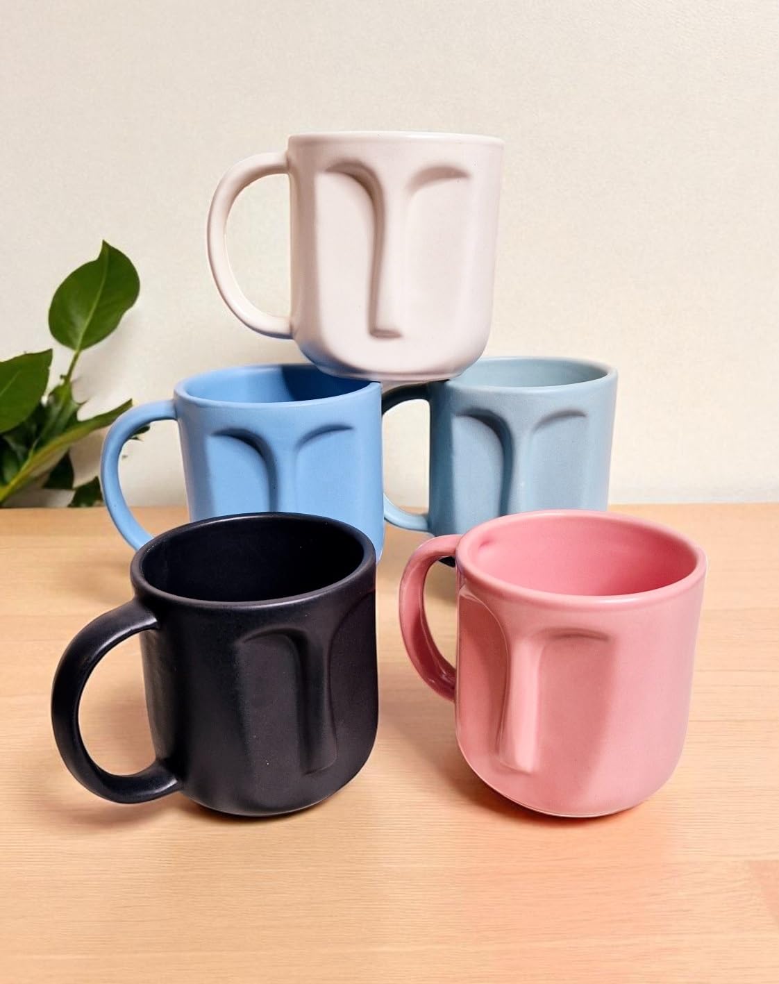 ๐ญ minimal face ceramic coffee mug | 250ml | sculpted art mug | sipistryz ๐ญ minimal face ceramic coffee mug | 250ml | sculpted art mug | sipistryz